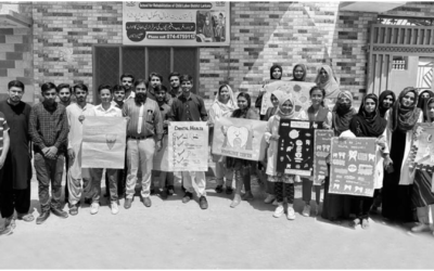 Oral health awareness event for school children